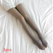 Fake Translucent Plus Size Leggings Fleece Lined Tights Fall And Winter Warm Fleece Pantyhose Women Fleece Lined Pantyhose Therm