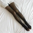 Fake Translucent Plus Size Leggings Fleece Lined Tights Fall And Winter Warm Fleece Pantyhose Women Fleece Lined Pantyhose Therm