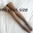 Fake Translucent Plus Size Leggings Fleece Lined Tights Fall And Winter Warm Fleece Pantyhose Women Fleece Lined Pantyhose Therm