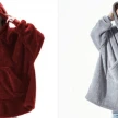 Hoodie Sweatshirt With Big Pocket Tops Sweater Comfortable Loose Double-Sided Fleece Thicker Wearable Blanket