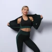 3PCS Yoga Set Seamless Sport Set Women Gym Clothing Leggings Women Crop Top Sports Bra Women Fitness Gym Set Womens Outfits Trac