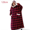 Winter TV Hoodie Blanket Winter Warm Home Clothes Women Men Oversized Pullover With Pockets