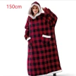 Winter TV Hoodie Blanket Winter Warm Home Clothes Women Men Oversized Pullover With Pockets