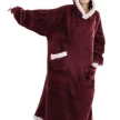 Winter TV Hoodie Blanket Winter Warm Home Clothes Women Men Oversized Pullover With Pockets