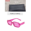 Retro Small Frame Sunglasses Female Candy Color Colorful Fashion Sunglasses