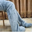 Over Knee High Fuzzy Long Socks Winter Warm Cold Leg Knee Joint Cold-proof Stockings Home Floor Sleeping Socks