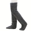 Over Knee High Fuzzy Long Socks Winter Warm Cold Leg Knee Joint Cold-proof Stockings Home Floor Sleeping Socks