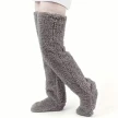 Over Knee High Fuzzy Long Socks Winter Warm Cold Leg Knee Joint Cold-proof Stockings Home Floor Sleeping Socks
