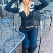 Hoodie Suit Sports Leisure Sexy Zip Long Sleeve Sweater And High Waist Long Pants Set Women's Clothing
