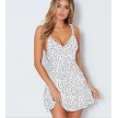 Polka-dot Strappy Dress Women Summer Fashion Beach Sundress