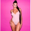 Summer Bikini Backless String Large Size Sexy Solid Color Triangle One-piece Swimsuit Womens Clothing