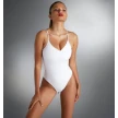 Summer Bikini Backless String Large Size Sexy Solid Color Triangle One-piece Swimsuit Womens Clothing