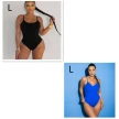 Summer Bikini Backless String Large Size Sexy Solid Color Triangle One-piece Swimsuit Womens Clothing