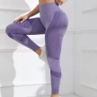 High Waist Seamless Yoga Pants Women's Solid Color Dot Striped Print Butt Lifting Leggings Fitness Running Sport Gym Legging Out