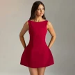 Sexy Slim-fitting Backless Dress Summer Sleeveless Short Dresses
