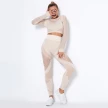 Seamless Knitted Absorbent Yoga Long-Sleeved Suit Yoga Wearsuit