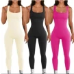 Women's Suspender Tank Top Tights