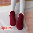 Winter Woolen Socks Women Thicken Warm Home Bedroom Socks Slippers Men Non-slip Foot Warmer Snow Socks Calcetines Mujer