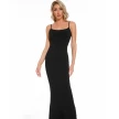Women's Shapewear Dress Jumpsuit Tummy Tuck Lift Corset Open Crotch Suspender Tight Long Skirt Chest Pad Bodysuit Dress