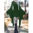 Cosplay Medieval Forest Elven Elf Pixie Costume For Women Gothic Vintage Slim Hooded Nienna Dress Halloween Carnival Party Dress