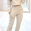 Stand Collar Sports Suit Fashion Pullover Long-sleeves Short Top And Slim Trousers With Pockets Solid Outfits Women's Clothing