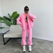 Sports Suits With Pockets Stand-up Collar Zipper Cardigan And Drawstring Trousers Fashion Jogger Set Outfits Tracksuits Women's 