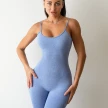 Womens Sexy Unitard One Piece Jumpsuit Spaghetti Strap Tummy Control Rompers Sleeveless Bodysuits Outfits