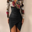 New Printed Slim Dresses For Women