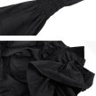 The  Wears A Thin Dress With Wooden Ears