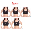 Plus Size Women Bra Ladies Cotton Quake-Proof Underwear Sleep Tops No Buckles Non Wire Lingerie With Removable Padded