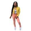 Jacket Women Streetwear Denim Jacket Women Outwear Bodycon Jeans Jackets Women Coat Casual Ladies Cropped Jackets