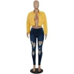 Jacket Women Streetwear Denim Jacket Women Outwear Bodycon Jeans Jackets Women Coat Casual Ladies Cropped Jackets