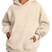 Women's Oversized Hoodies Fleece Loose Sweatshirts With Pocket Long Sleeve Pullover Hoodies Sweaters Winter Fall Outfits Sports 