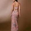 Floral Print Halter Spaghetti Straps Dress Sexy Slim Butterfly Back Dressess Spring Summer Womens Clothing
