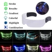 LED Luminous Glasses Party Bar Disco Punk Glasses Futuristic Style Festival Goggles Decoration Gifts