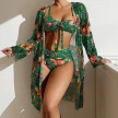 Swimwear Long Sleeved Blouse Three Piece Suit