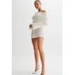 New One-shoulder Knitted Long-sleeved Dress Sexy Beach Holiday Long Dresses Womens Clothing