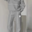 Womens 2 Piece Outfits Lounge Hoodless Pullover Sweatshirt Sweatsuit Sets Sweatshirt Baggy Fashion Sweatpants With Pockets