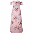 Boho style long dress women Off shoulder beach summer dresses