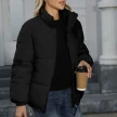 Winter Coat Women Casual Windproof Down Cotton Coat Warm Thickened Jacket Solid Outwear All-match Loose Tops Clothing