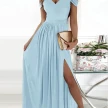 Long Floor Length Elegant Greek Style Pleated Dress