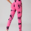 Hollow Tie Dye Printed Yoga Pants High Waist Butt Lift Seamless Sports Gym Fitness Leggings Slim Pants For Women Tight Trousers