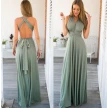 Women's Sexy Long Party Dress Club Floor-Length Summer Backless Bandage Maxi Dress Multiway Bridesmaids Boho Women Dress Vestido