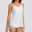 Hot Girl Vest Sequins V-neck Strap