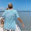 New Fashion Womens Letter T-Shirt Round Neck Short Sleeve Slogan Tee Top