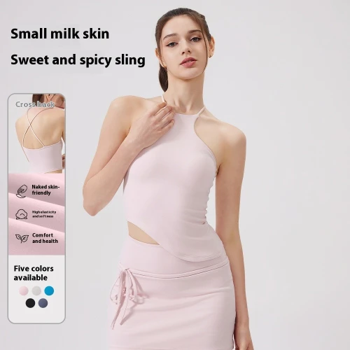 Yoga Bra Sports Underwear Thin Strap Running Workout Vest