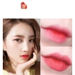 Three-dimensional two-color V-shaped lipstick