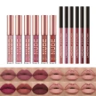 Lip Liner And Lipstick Makeup 12 Pcs Set 6 Matte Lipstick 6 Lip Liner Pens Waterproof Long Lasting Matte Lipstick Beauty Cosmeti