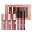 Lip Liner And Lipstick Makeup 12 Pcs Set 6 Matte Lipstick 6 Lip Liner Pens Waterproof Long Lasting Matte Lipstick Beauty Cosmeti