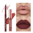 Lip Liner And Lipstick Makeup 12 Pcs Set 6 Matte Lipstick 6 Lip Liner Pens Waterproof Long Lasting Matte Lipstick Beauty Cosmeti